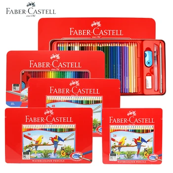 FABER-CASTEL Профессиональные водорастворимые Цветные карандаши для школы художников, ручка для рисования эскизов, специальный подарок для детей