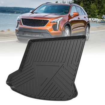 Автомобильные коврики для заднего багажника TPE для Cadillac XT4 2018 2019 2020 2021 2022 Накладка для ящика для хранения, Резиновая Защитная крышка багажника