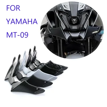 для мотоциклов Yamaha MT09 FZ-09 MT 09 2021-2023 Передние обтекатели крылышек Комплект защитных накладок аэродинамического обтекателя крыла