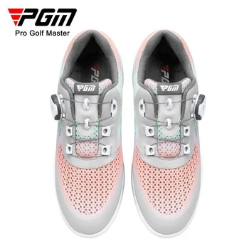 Женская обувь для гольфа PGM, ультралегкая спортивная обувь для гольфа, женские спортивные кроссовки с дышащей сеткой, противоскользящая обувь с пряжкой, Новинка