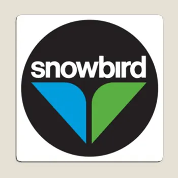 Логотип горнолыжного курорта Snowbird, Магнит, Забавный Магнитный держатель для детского дома, Детские Красочные Наклейки на холодильник, Милые Игрушки