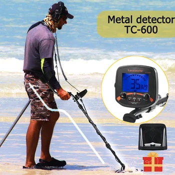 Металлоискатель TC-600 размером 13 дюймов, профессиональный металлоискатель, детекторы глубины золота, охотник за сокровищами, искатель искателей