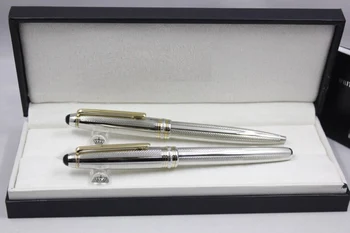 Роскошная шариковая ручка с металлическим роликом, гелевые ручки для письма, школьные принадлежности Kawaii, набор перьевых ручек